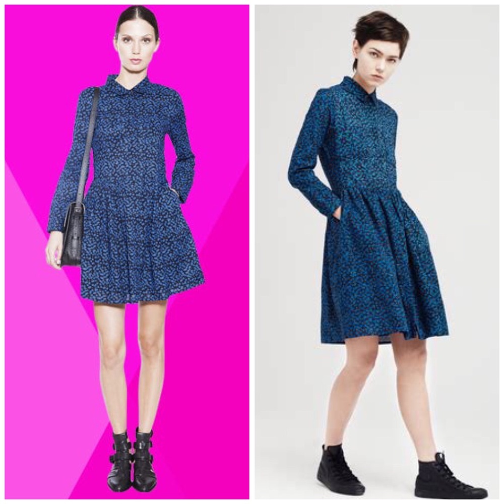 Chinti and Parker London Star Print Shirt Dress